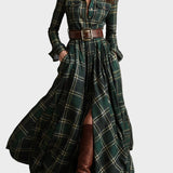 Abito Chemisier Elegante e Classico in verde - Evelina di Amora Moda, foto 2