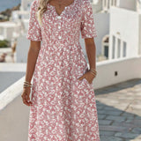 Carla | Abito Midi Charme Vintage