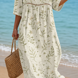 Serena | Abito Midi Botanica Naturale