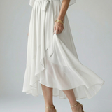 Elric | Vestito Midi Drappeggiato