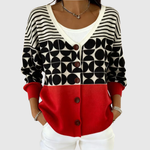 Cardigan in Maglia con Bottoni Comodo - Lara di Amora Moda