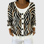 Cardigan in Maglia con Bottoni Comodo - Piera di Amora Moda