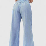Noemi | Pantaloni Palazzo a Righe