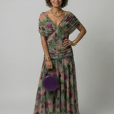 Calen | Abito Midi Off Shoulder Fluttuante