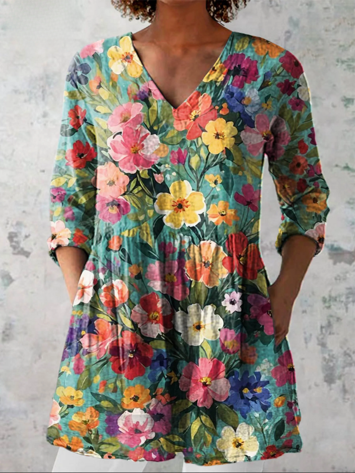 Blusa Lunga Stampata - Sabina di Amora Moda, foto 2