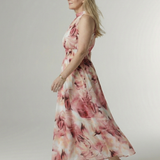 Sylin | Abito Midi con Scollo All'Americana