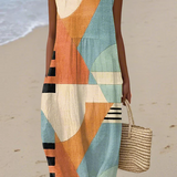Iris - Abito Midi Multicolore Versatile