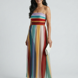Serena | Maxi Dress a Strisce Leggere