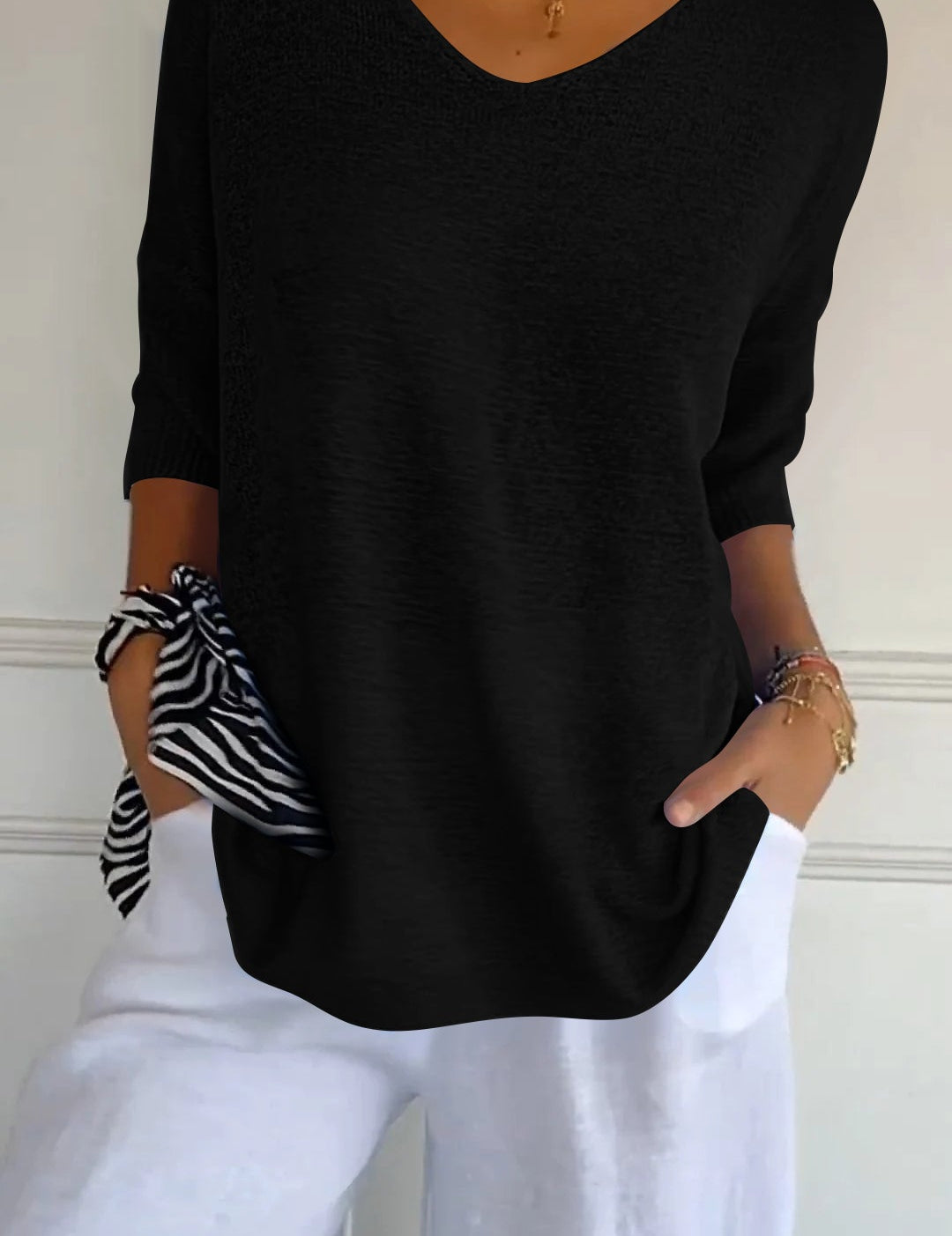 Anna | Top chic in maglia