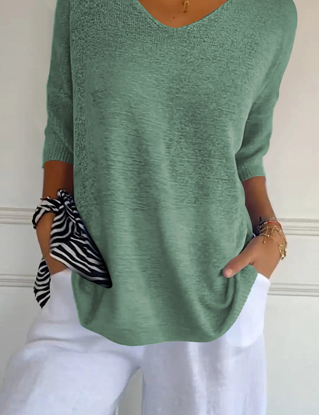 Anna | Top chic in maglia