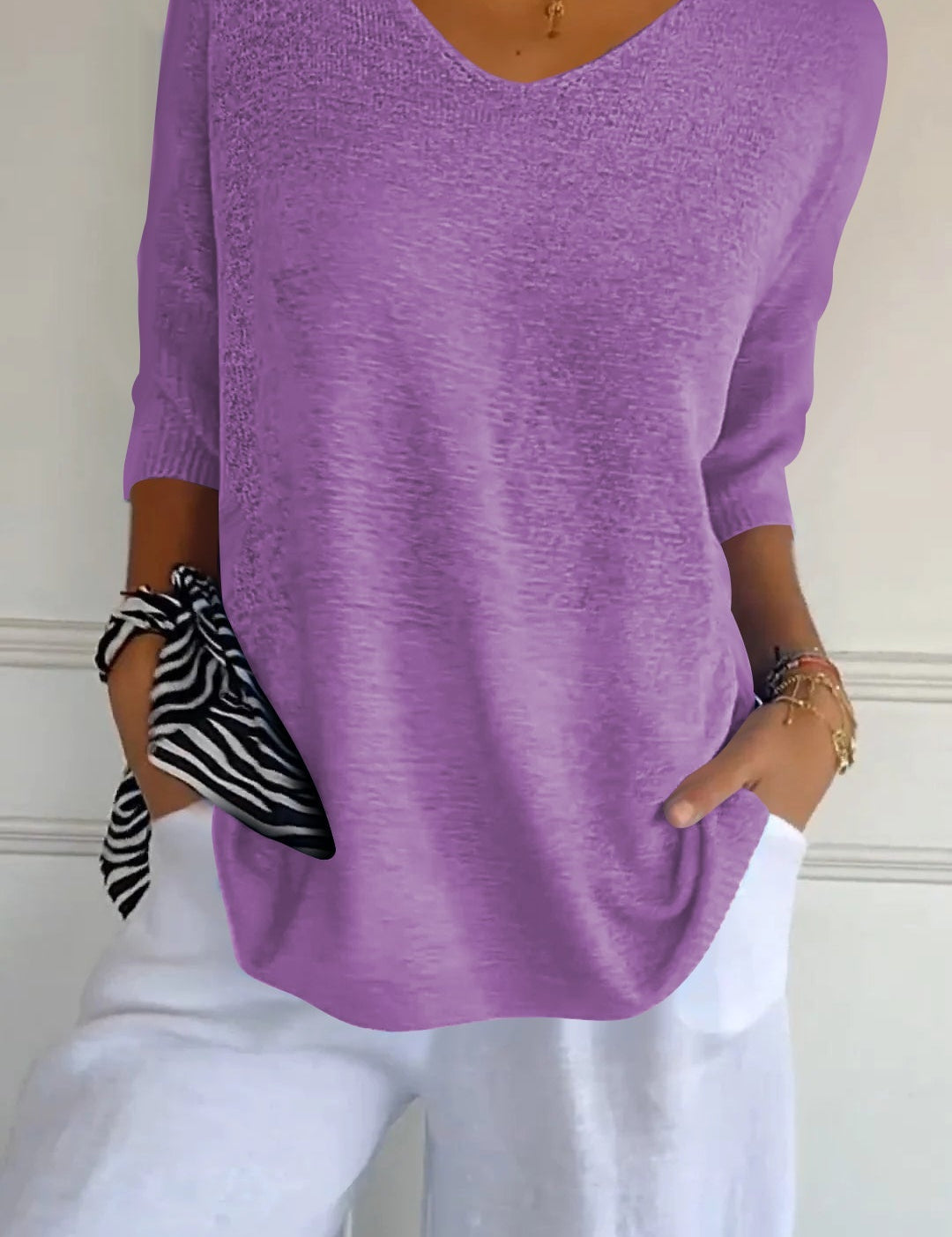 Anna | Top chic in maglia