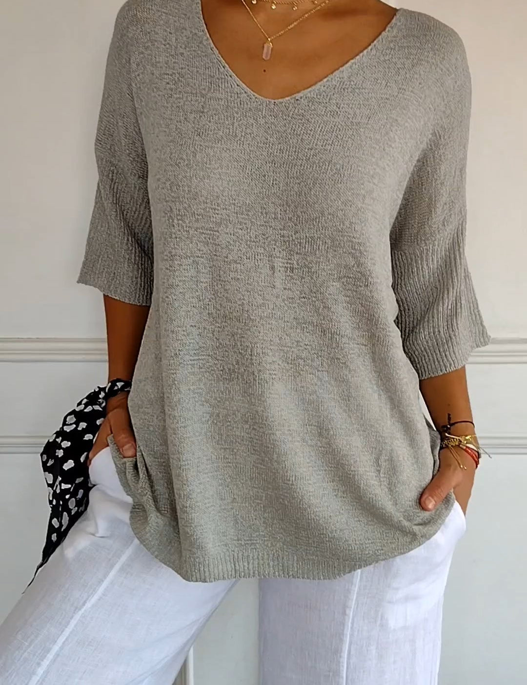 Anna | Top chic in maglia
