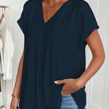 Estella | T-shirt patchwork casual