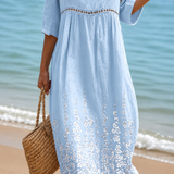 Azzurra | Abito Midi Brezza Azzurra