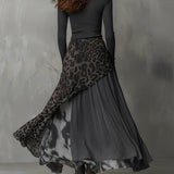 Abito Lungo con Stampa Leopardata - Martina di Amora Moda, foto 2