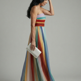 Serena | Maxi Dress a Strisce Leggere
