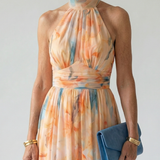 Elin | Abito Midi con Scollo Halter