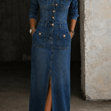 Giacca in Denim Classica e Comoda - Letizia di Amora Moda