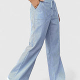 Noemi | Pantaloni Palazzo a Righe