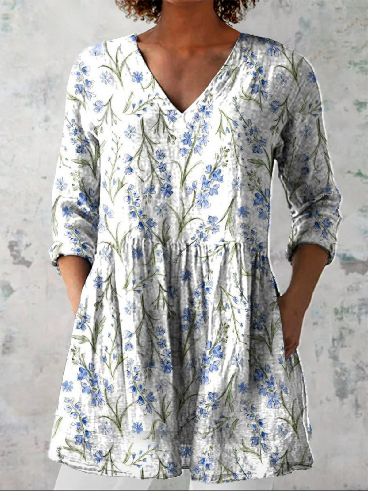 Blusa Lunga Stampata - Piera di Amora Moda, foto 2