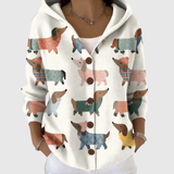 Comodo Cardigan in Maglia con Cappuccio - Giulietta di Amora Moda