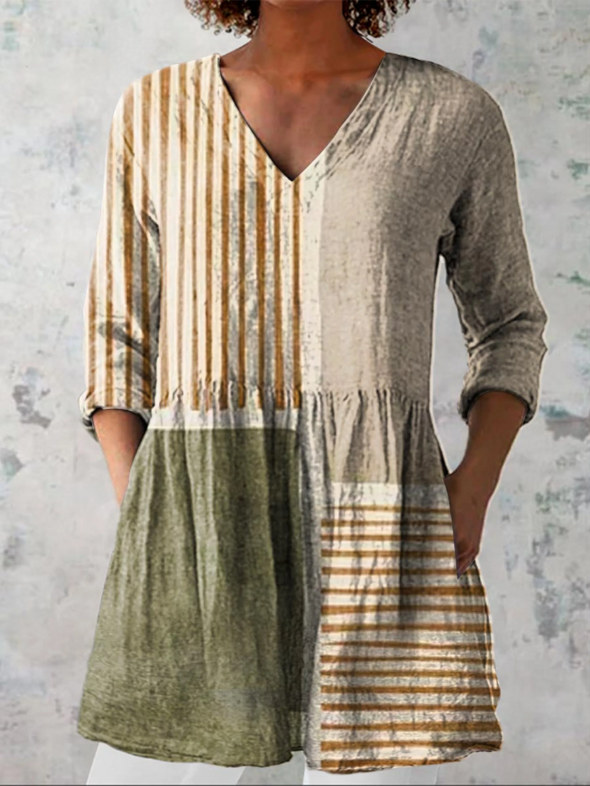 Blusa Lunga Stampata - Vanna di Amora Moda, foto 2