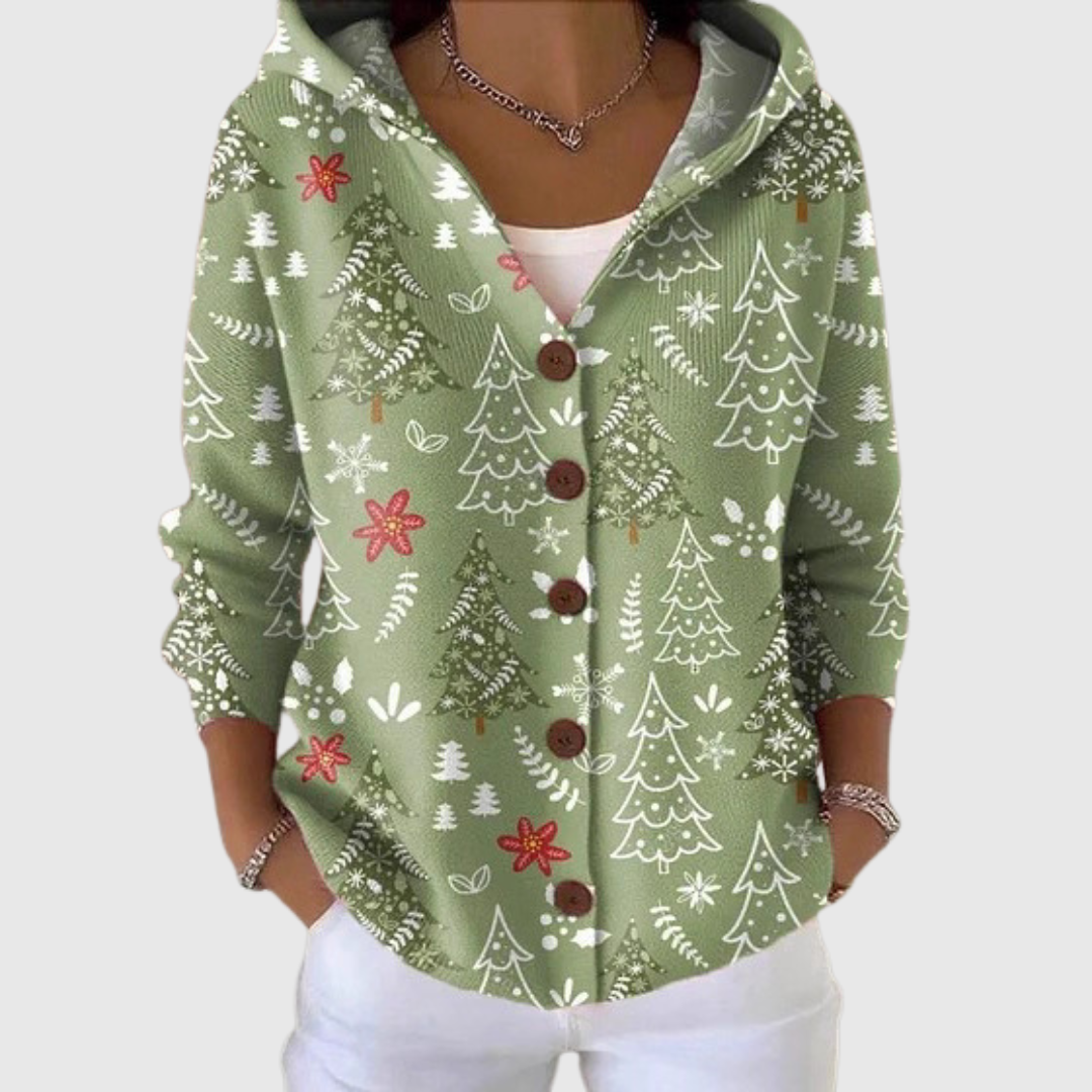 Comodo Cardigan in Maglia con Cappuccio - Marina di Amora Moda