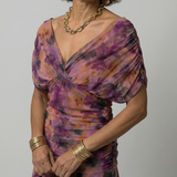 Calen | Abito Midi Off Shoulder Fluttuante