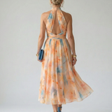 Elin | Abito Midi con Scollo Halter