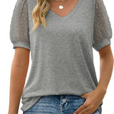 Élise | Top casual con scollatura a V