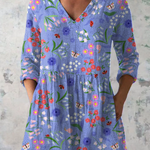 Blusa Lunga Stampata - Doriana di Amora Moda, foto 2