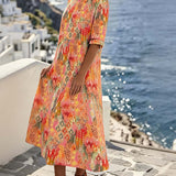 Emma | Abito Midi Vintage Floreale