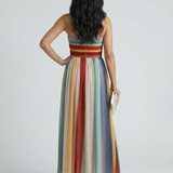 Serena | Maxi Dress a Strisce Leggere