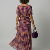 Calen | Abito Midi Off Shoulder Fluttuante