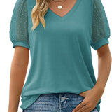 Élise | Top casual con scollatura a V