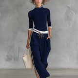 Ginevra - Insieme Sportivo Due Pezzi con Pantalone Ampio