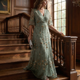 Selora | Abito Maxi Floreale con Scollo Halter