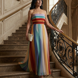 Serena | Maxi Dress a Strisce Leggere