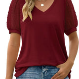 Élise | Top casual con scollatura a V