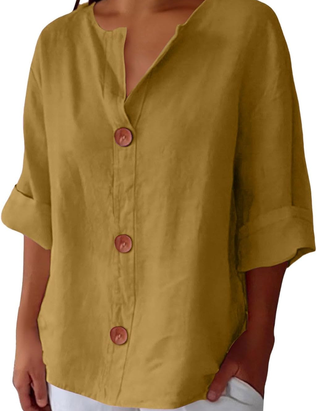 Clara | Blusa in lino casual