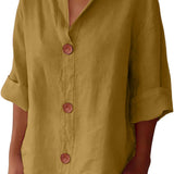 Clara | Blusa in lino casual