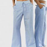 Noemi | Pantaloni Palazzo a Righe