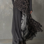 Abito Lungo con Stampa Leopardata - Martina di Amora Moda, foto 4