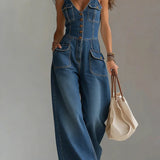 Tuta in Denim dalla Linea Morbida - Serena di Amora Moda