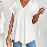 Estella | T-shirt patchwork casual