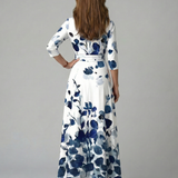 Celine | Abito Midi con Collo Incrociato