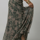 Calen | Abito Midi Off Shoulder Fluttuante