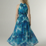 Sylin | Abito Midi con Scollo All'Americana