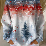 Maglione di Natale Azzurro Chiaro con Albero di Natale - Lea di Amora Moda