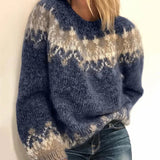 Maglione Vintage in blu - Angela di Amora Moda, foto 2